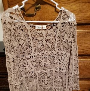 CatoCrocheted lace sweater
